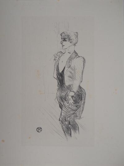 Henri de TOULOUSE-LAUTREC : Mary Hamilton - Lithographie originale, Signée 2