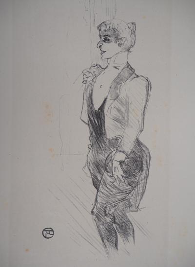 Henri de TOULOUSE-LAUTREC : Mary Hamilton - Lithographie originale, Signée 2