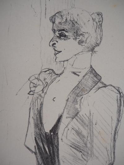 Henri de TOULOUSE-LAUTREC : Mary Hamilton - Lithographie originale, Signée 2
