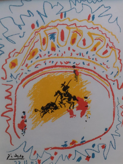 Pablo PICASSO - La petite Corrida, 1958 - Lithographie 2