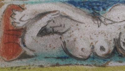 Pablo PICASSO (d’après) - Petit nu couché - Lithographie 2