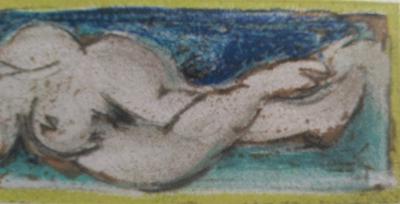 Pablo PICASSO (d’après) - Petit nu couché - Lithographie 2