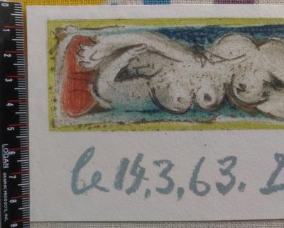Pablo PICASSO (d’après) - Petit nu couché - Lithographie 2