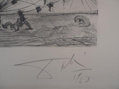 Salvador DALI - Mythologie, Argus, 1963 - Gravure originale signée au crayon 2
