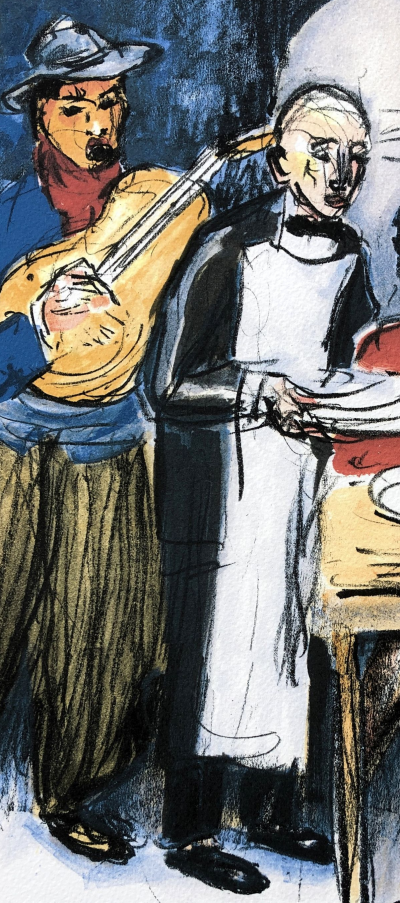 Kees VAN DONGEN - Montmartre - Lithographie en couleurs 2