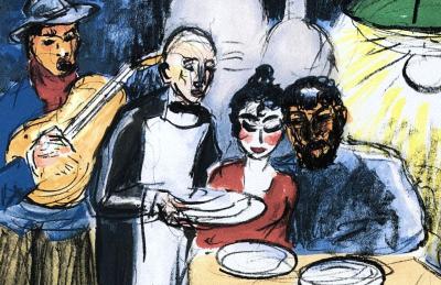 Kees VAN DONGEN - Montmartre - Lithographie en couleurs 2