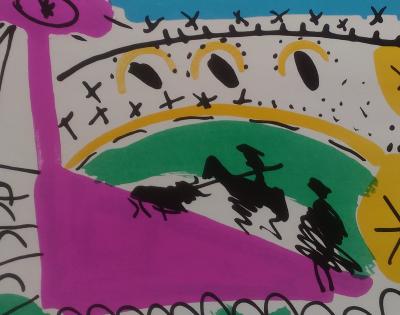 Pablo PICASSO (d’après) - Corrida II - Lithographie 2