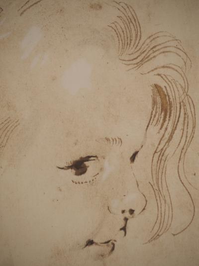 Pierre-Paul RUBENS (d’après) - Jeune-fille au collier, Lithographie 2