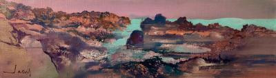 Jean-Théobald JACUS - Paysage - Huile sur toile signée 2