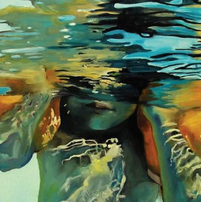 Maude OVIZE - Entre deux eaux, 2019 - Sérigraphie signée et numérotée 2