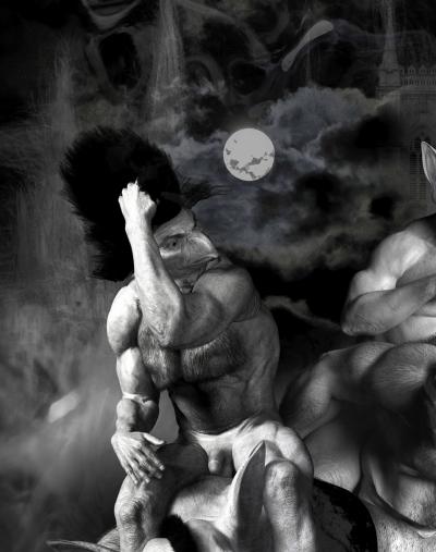 Lionel MORATEUR - Caprices Miren que grabes, 2019 - Sérigraphie signée et numérotée 2