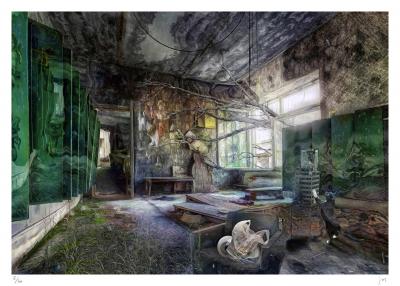 Lionel MORATEUR - Post Apocalypse l’œil regardait Cain, 2019 - Sérigraphie signée et numérotée 2