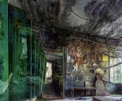 Lionel MORATEUR - Post Apocalypse l’œil regardait Cain, 2019 - Sérigraphie signée et numérotée 2