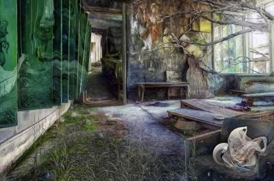 Lionel MORATEUR - Post Apocalypse l’œil regardait Cain, 2019 - Sérigraphie signée et numérotée 2