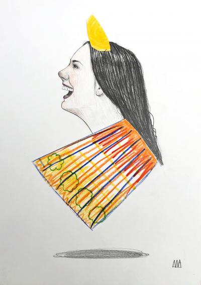 Mateo ANDREA - Bailarina, 2020 - Dessin 2