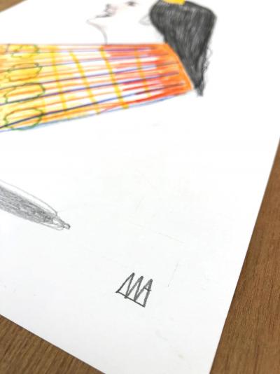 Mateo ANDREA - Bailarina, 2020 - Dessin 2