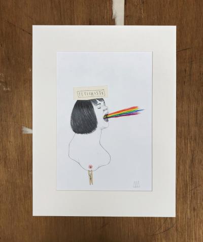 Mateo ANDREA - Fétichiste, 2018 - Dessin 2