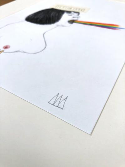 Mateo ANDREA - Fétichiste, 2018 - Dessin 2