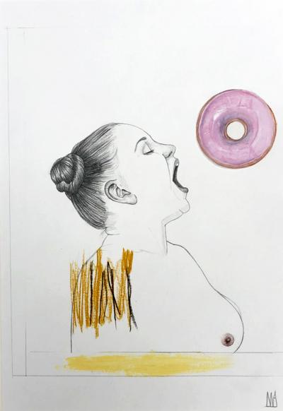 Mateo ANDREA - Golosina, 2017, Dessin 2