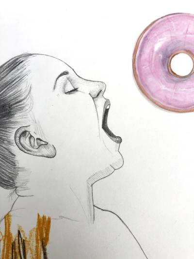 Mateo ANDREA - Golosina, 2017, Dessin 2
