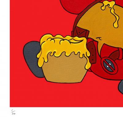 Yann COSRUER - Deadpoolpooh - Sérigraphie signée et numérotée 2