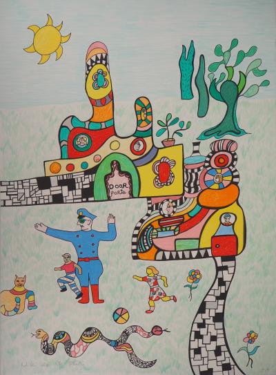 Niki de SAINT PHALLE - Le Parc d’Attraction - Lithographie originale signée 2