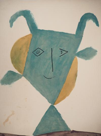 Pablo PICASSO (d’après) - Faune souriant, 1960 - Lithographie 2