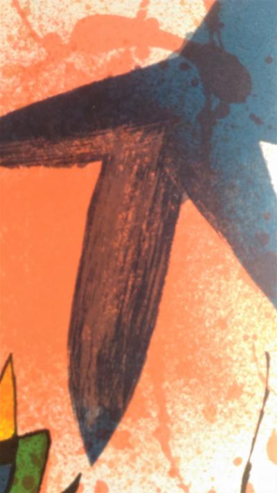 Joan MIRO - L’astre bleu, 1972 - Lithographie originale 2