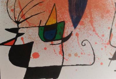 Joan MIRO - L’astre bleu, 1972 - Lithographie originale 2