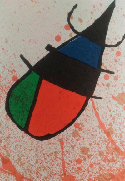 Joan MIRO - L’astre bleu, 1972 - Lithographie originale 2