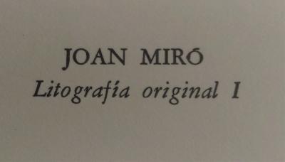 Joan MIRO - L’astre bleu, 1972 - Lithographie originale 2