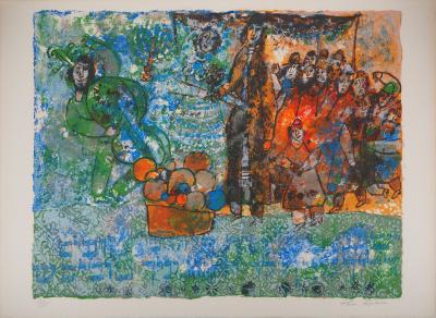Théo TOBIASSE : Joyeux Mariage, 1975 - Lithographie originale signée au crayon 2