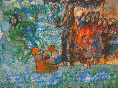 Théo TOBIASSE : Joyeux Mariage, 1975 - Lithographie originale signée au crayon 2