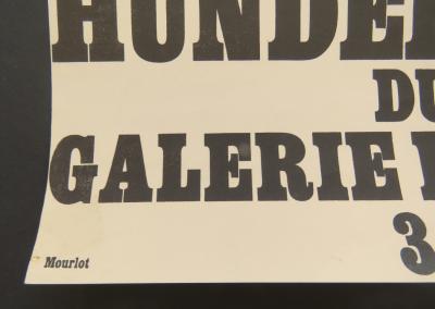 Friedensreich HUNDERTWASSER -  Galerie Flinker, 1967 - Affiche lithographique originale 2