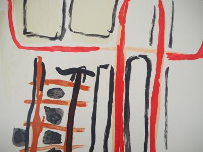 Pierre TAL-COAT : Composition abstraite - Lithographie originale 2