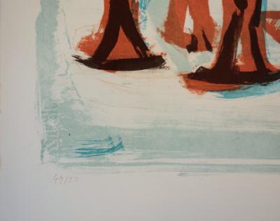 Jean HELION : Mer, à l’heure d’embarquer - Lithographie originale signée au crayon 2