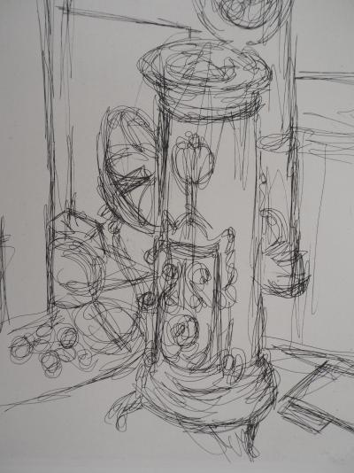 Alberto GIACOMETTI : Le poêle à charbon, 1956 - Gravure originale 2