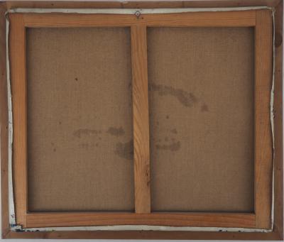 Michel-Marie POULAIN - Le petit port - Huile sur toile signée 2