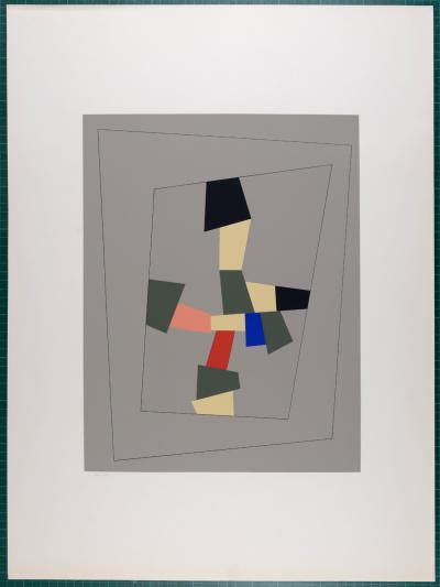 Jean ARP - Croix-collage, 1917 - Original screen print 2
