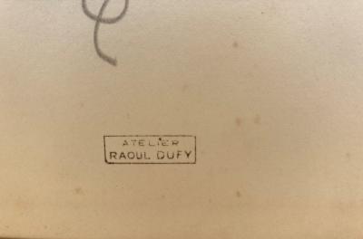Raoul DUFY - Cour Anglaise - Dessin original 2