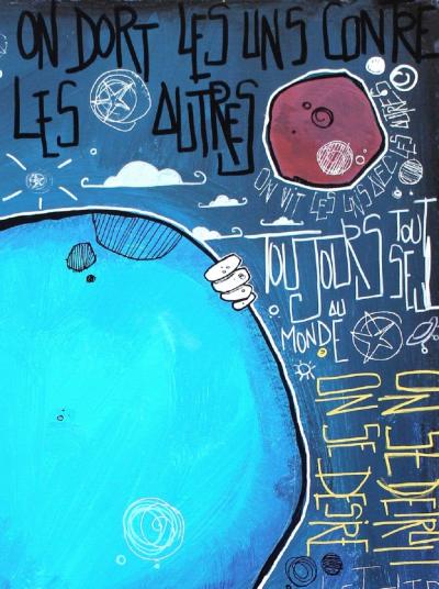 Yohan STORTI - Tout seul au monde, 2020 - Sérigraphie signée et numérotée 2
