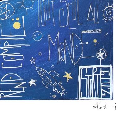 Yohan STORTI - Tout seul au monde, 2020 - Sérigraphie signée et numérotée 2