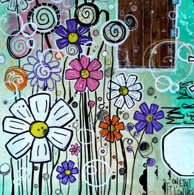 Yohan STORTI - Le temps des fleurs, 2020 - Sérigraphie signée et numérotée 2