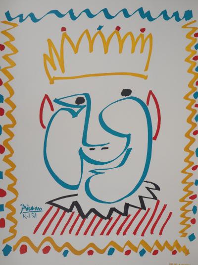 Pablo PICASSO : Le Roi, 1951 - Lithographie Signée 2