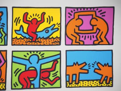 Keith HARING : Retrospect - Sérigraphie, Signée 2