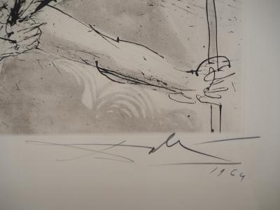 Salvador DALI - Mythologie, Zeus, 1964 - Gravure originale signée au crayon 2
