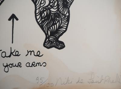 Niki de SAINT PHALLE - My Love Forever, 1968 - Sérigraphie originale signée 2