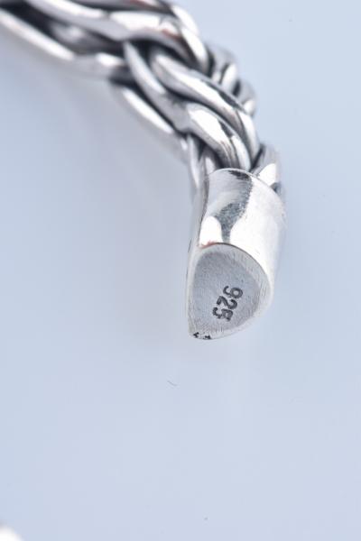 Bracelet tressé en argent 2