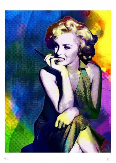 Vincent SABATIER - Marilyn, 2019 - Sérigraphie signée au crayon 2