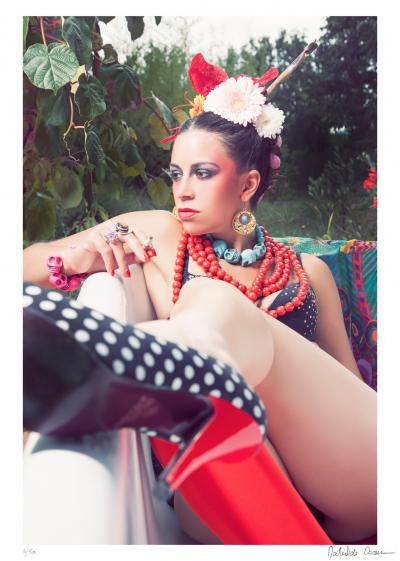 Mathilde OSCAR - Frida au bain II, 2019 - Sérigraphie signée et numérotée